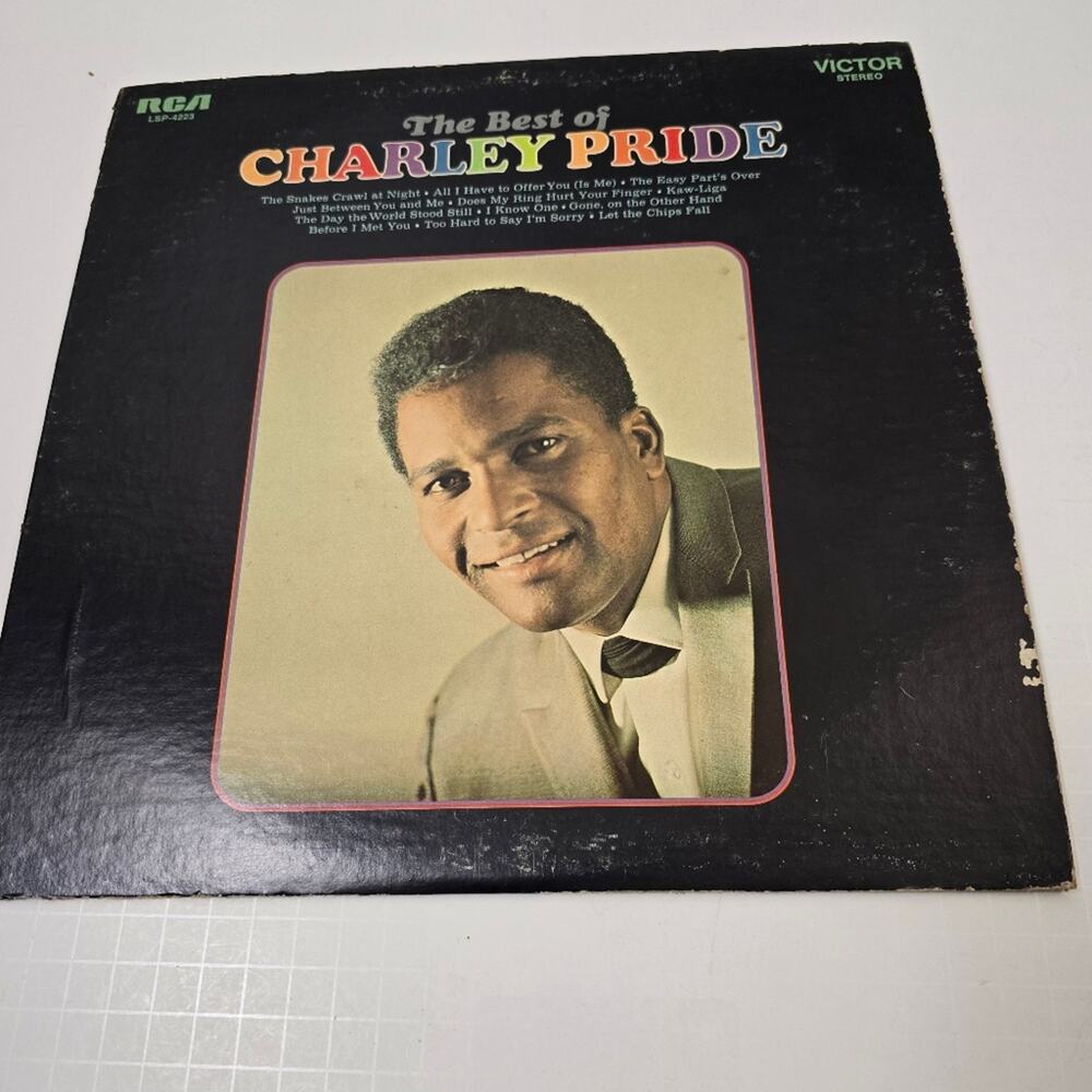 The Best of Charley Pride Vinyl LP RCA Victor Country Greatest Hits Record
